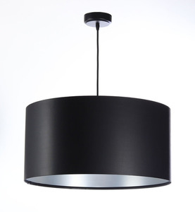 Black silver hanging lamp LEXIE E27 60W latex, satin 0 Black silver hanging lamp LEXIE E27 60W latex, satin small 0