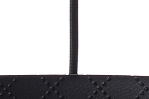 Lamp roller Leather quilted in diamonds E27 60W black silver small 5
