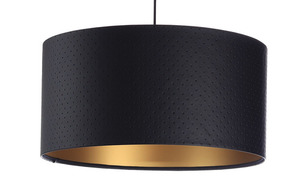 Hanging lamp above the table Leather E27 60W quilted black gold 6 Hanging lamp above the table Leather E27 60W quilted black gold small 6