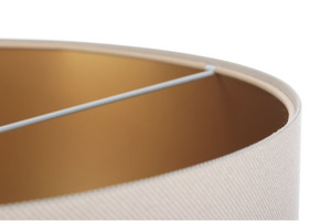Hanging lamp above Leather E27 60W table, beige, gold 4 Hanging lamp above Leather E27 60W table, beige, gold small 4