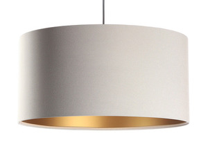 Hanging lamp above Leather E27 60W table, beige, gold 6 Hanging lamp above Leather E27 60W table, beige, gold small 6