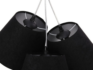 Triple lamp above the BUCKET E27 60W black / silver table, adjustable 3 Triple lamp above the BUCKET E27 60W black / silver table, adjustable small 3