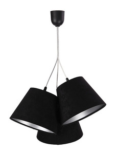 Triple lamp above the BUCKET E27 60W black / silver table, adjustable 0 Triple lamp above the BUCKET E27 60W black / silver table, adjustable small 0