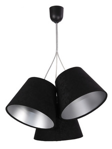Triple lamp above the BUCKET E27 60W black / silver table, adjustable 5 Triple lamp above the BUCKET E27 60W black / silver table, adjustable small 5