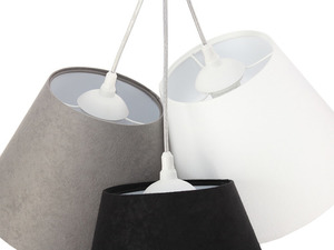 Triple table lamp BUCKET E27 60W white / gray / black small 3