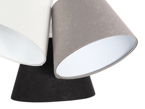 Triple table lamp BUCKET E27 60W white / gray / black small 5