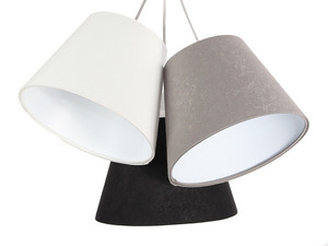 Triple table lamp BUCKET E27 60W white / gray / black small 2