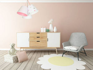 Girls room lamp BUCKET E27 60W stars, pink 1 Girls room lamp BUCKET E27 60W stars, pink small 1