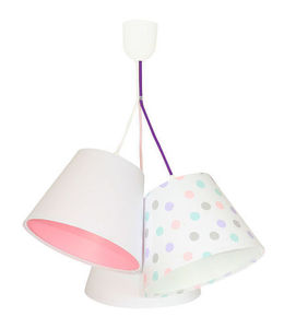 Baby room lamp BUCKET E27 60W dots, white small 0