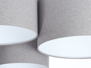 Classic Elements 60W E27 gray / white felt ceiling ceiling lamp small 3