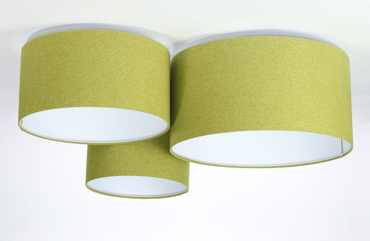 Preview Elements 60W E27 green / white felt ceiling lamp Elements 60W E27 green / white felt ceiling lamp