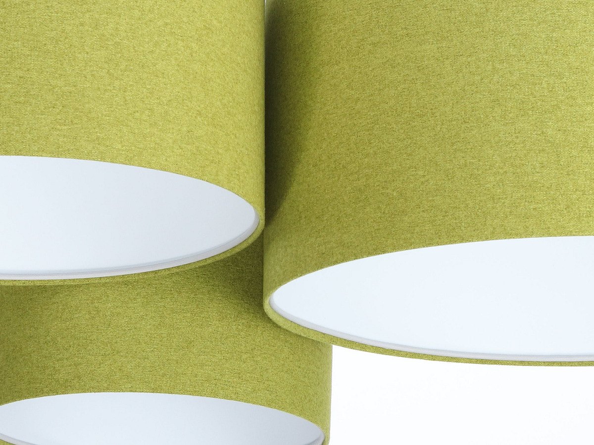 Display Elements 60W E27 green / white felt ceiling lamp Elements 60W E27 green / white felt ceiling lamp