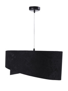 Round Elegance 60W E27 lamp asymmetrical, velor, black / gold 2 Round Elegance 60W E27 lamp asymmetrical, velor, black / gold small 2