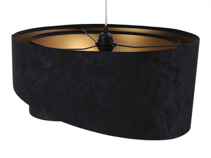 Round Elegance 60W E27 lamp asymmetrical, velor, black / gold 3 Round Elegance 60W E27 lamp asymmetrical, velor, black / gold small 3