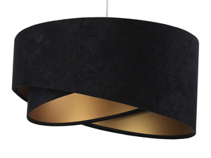 Round Elegance 60W E27 lamp asymmetrical, velor, black / gold 5 Round Elegance 60W E27 lamp asymmetrical, velor, black / gold small 5