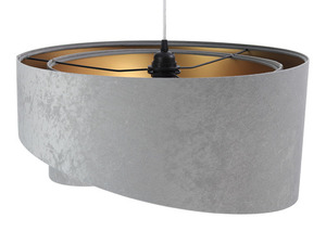 Gray pendant lamp Elegance 60W E27 asymmetrical gold velor 3 Gray pendant lamp Elegance 60W E27 asymmetrical gold velor small 3