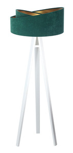 Crown lamp tripod 60W E27 emerald / gold small 11