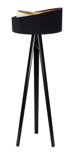 Modern standing lamp Crown 60W E27 velor, black / white 9 Modern standing lamp Crown 60W E27 velor, black / white small 9