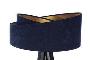 Floor lamp for reading Crown 60W E27 velor, navy blue / gold 8 Floor lamp for reading Crown 60W E27 velor, navy blue / gold small 8