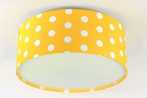 Children's ceiling lamp - Luminance E27 60W LED gold / white ceiling lamp small 0
