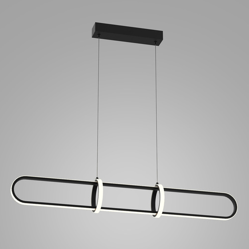 Check Italux LED Pendant Light Black Matt 90 cm Dimmable PND-29772750-1A-BK