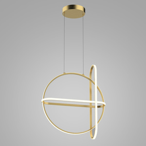 Italux Gold LED Pendant Light 52 cm Dimmable 3000K PND-29772750-3A-GD small 0