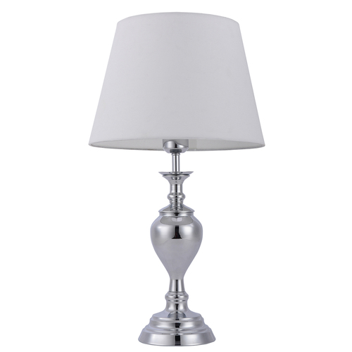 Check Italux Etien White Chrome Desk Lamp E27 TB-7730-1