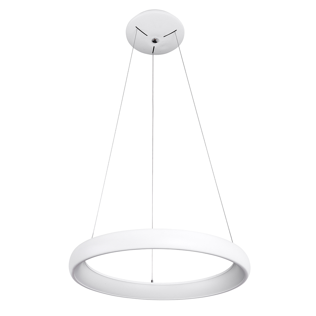 Italux White LED Pendant Light Alessia 51 cm 40W 3000K 5280-840RP-WH-3