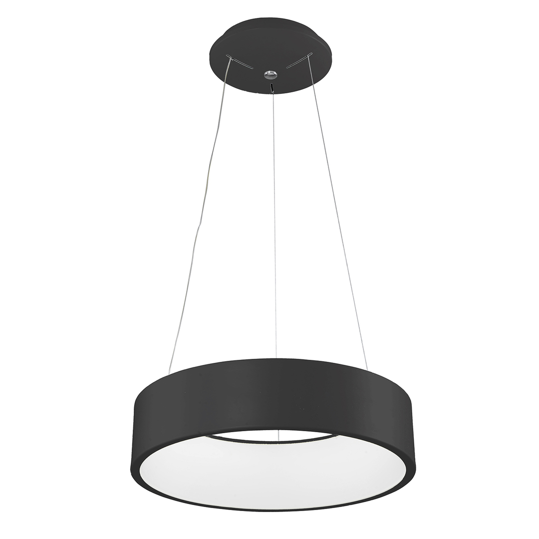 Italux Chiara LED Pendant Light Black 45.5 cm 3000K 3945-832RP-BK-3