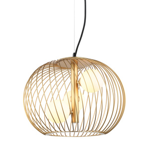 Pendant Light Italux Clarisa G9 Gold 3-Light Steel Glass MDM-3843-3 GD small 0