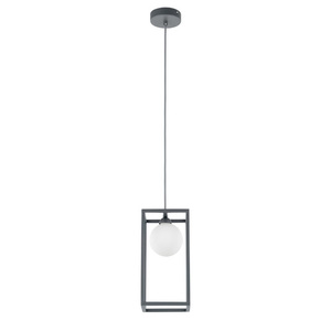 Italux Gray Glass Retro Pendant Light MD-BR4367-D1 GR small 4