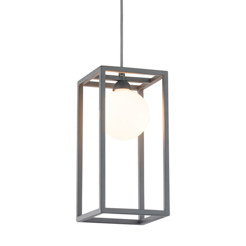 Check Italux Gray Glass Retro Pendant Light MD-BR4367-D1 GR