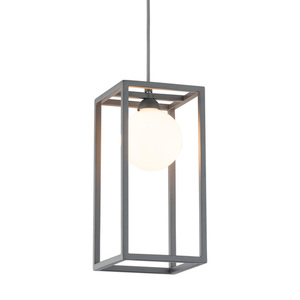 Italux Gray Glass Retro Pendant Light MD-BR4367-D1 GR small 0