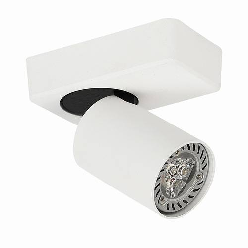 Check Italux White Aluminum GU10 Spotlight SPL-3001A-1-WH