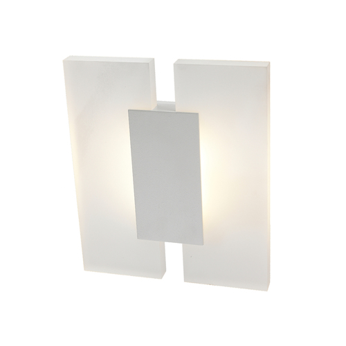 Check Italux Jacob LED White Wall Sconce 6W 3000K MB1070S