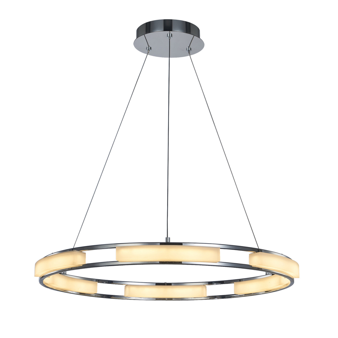 Pendant Lamp Italux Theodore LED Chrome 62 cm MD17006017-6A