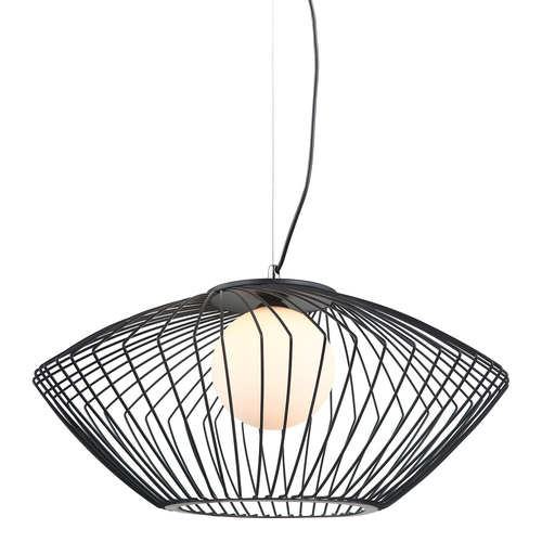 Check Italux Zeno Black E27 Pendant Lamp MDM-3844-1 BK