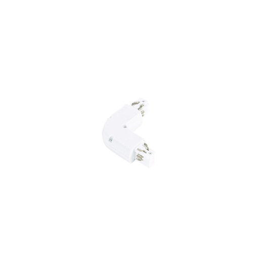 Check Italux 3-Phase Track L Connector White Plastic TR-L-JOINT-WH