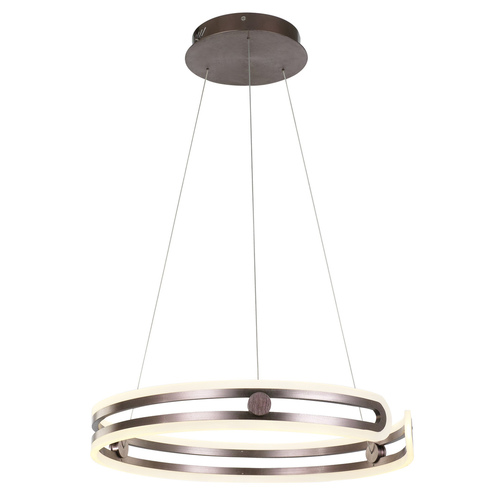 Check Pendant Light Italux Kiara LED Brown 60 cm MD17016002-1E COFFE