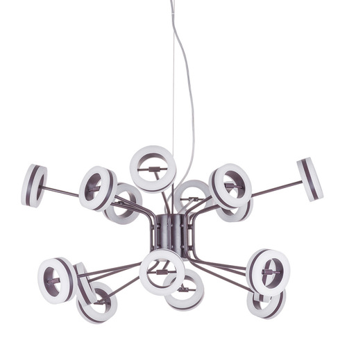 Check Italux Metis LED Hanging Lamp Brown 76 cm AD16002-16A COFFEE