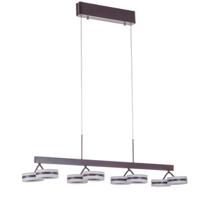 Italux Metis Brown LED Pendant Light 85 cm AD16002-8A COFFEE small 2