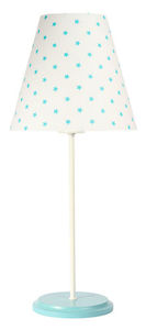 Table lamp with lampshade Ombrello 60W E27 50cm white stars small 1