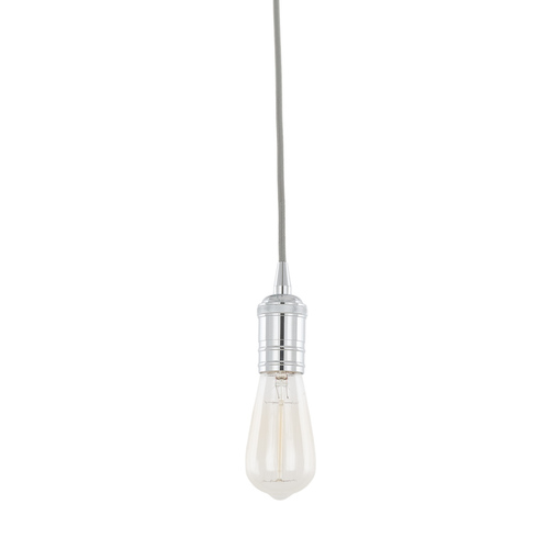 Check Italux Chrome Aluminum Pendant Light E27 DS-M-036 CHROME