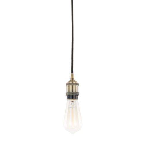 Check Italux Antique Brass Aluminum Pendant Lamp E27 10 cm DS-M-034