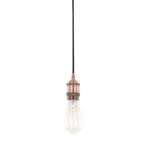 Check Italux Red Copper Pendant Light E27 10 cm Aluminum DS-M-034 RED COPPER