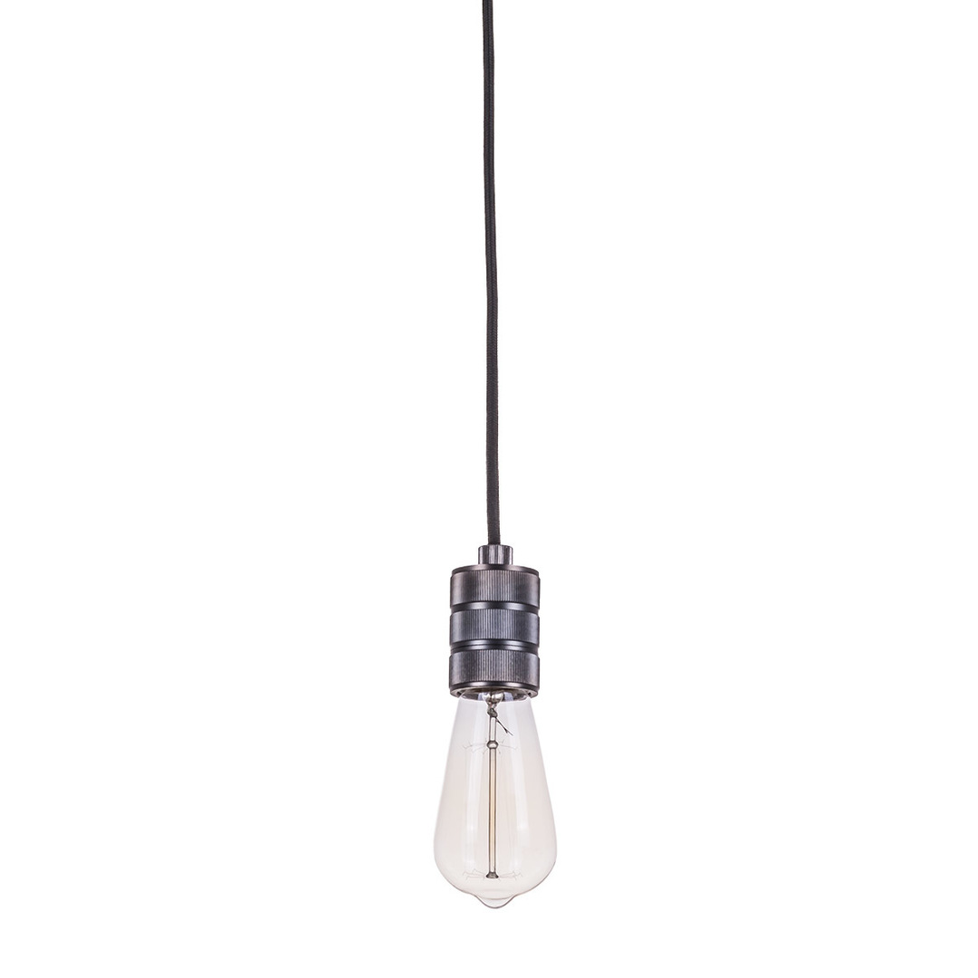 Pendant Light Italux Black Aluminium E27 15cm DS-M-010-03 MATT BLACK