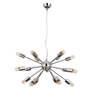 Italux Theo Modern Chrome Steel 18-Light Pendant Lamp AD20000-18A small 1