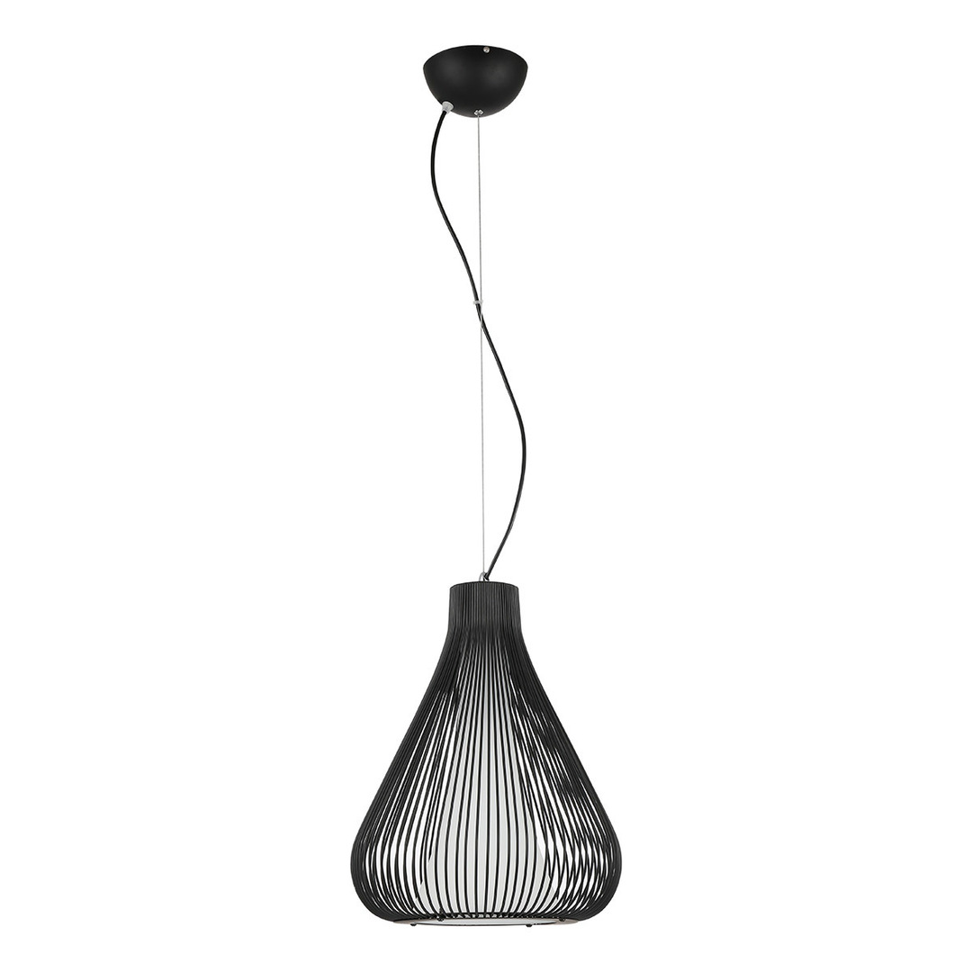 Pendant Light Italux Inksis Black Metal E27 32 cm MDM2245-1