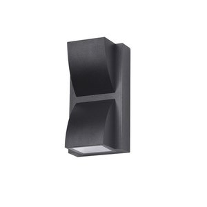 Outdoor Wall Lamp Italux Edgar LED Black 6W IP54 PL-437B small 1