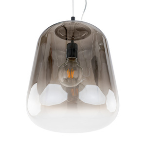 Italux Smoky Glass Metal Pendant Light E27 MD-1712-4 small 3
